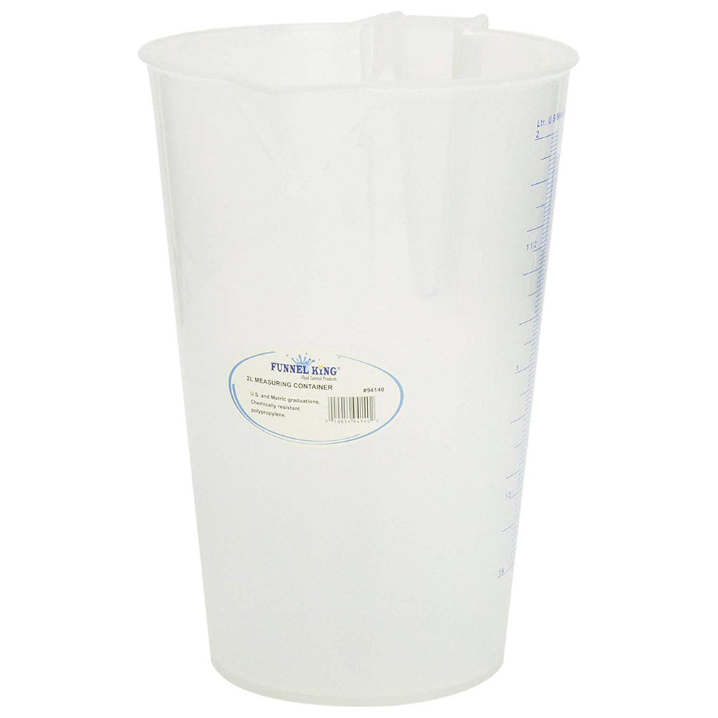Wirthco 94140 Funnel King 2 Quart General Purpose Graduated Measuring Container