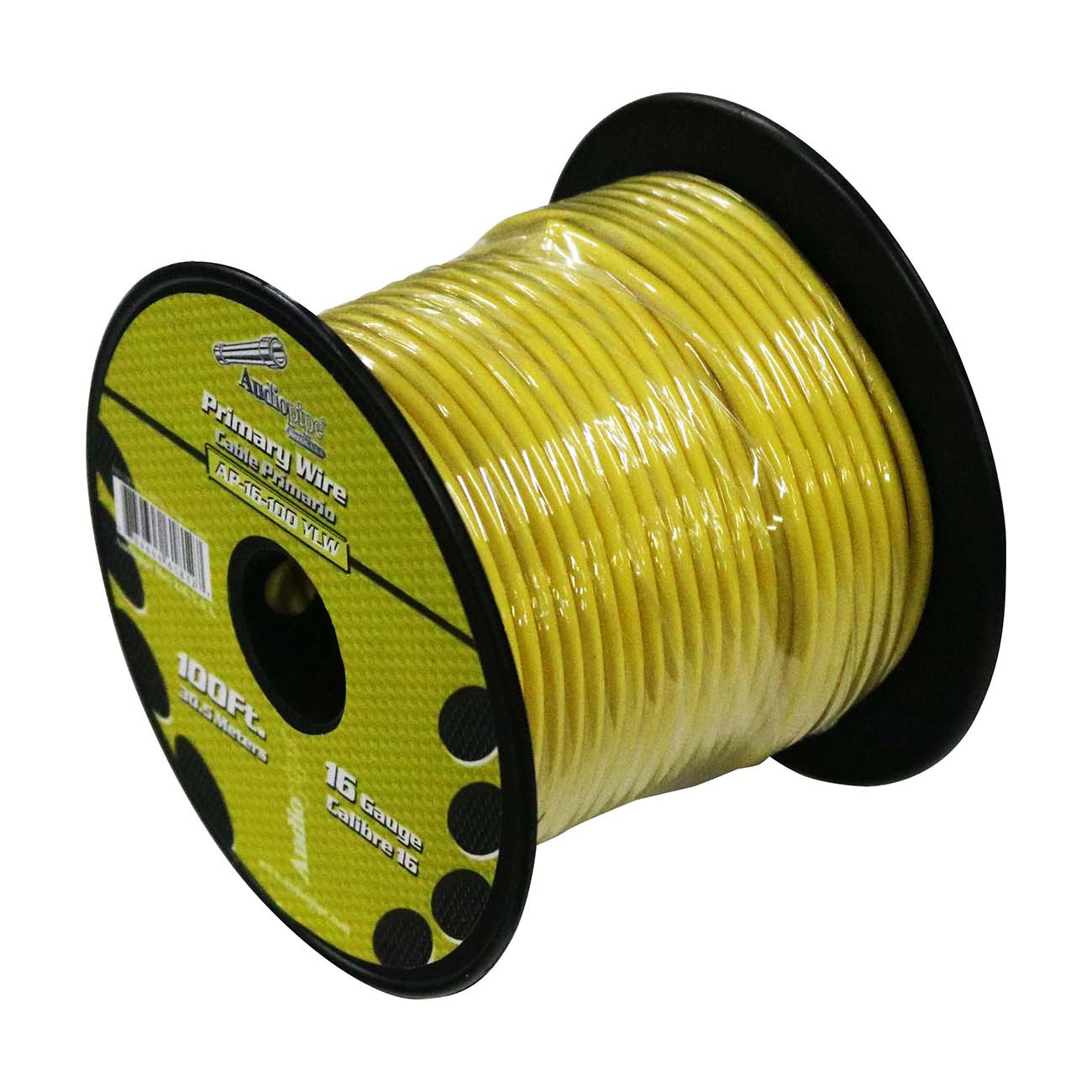 Audiopipe 16 Gauge 100ft Yellow Primary Wire