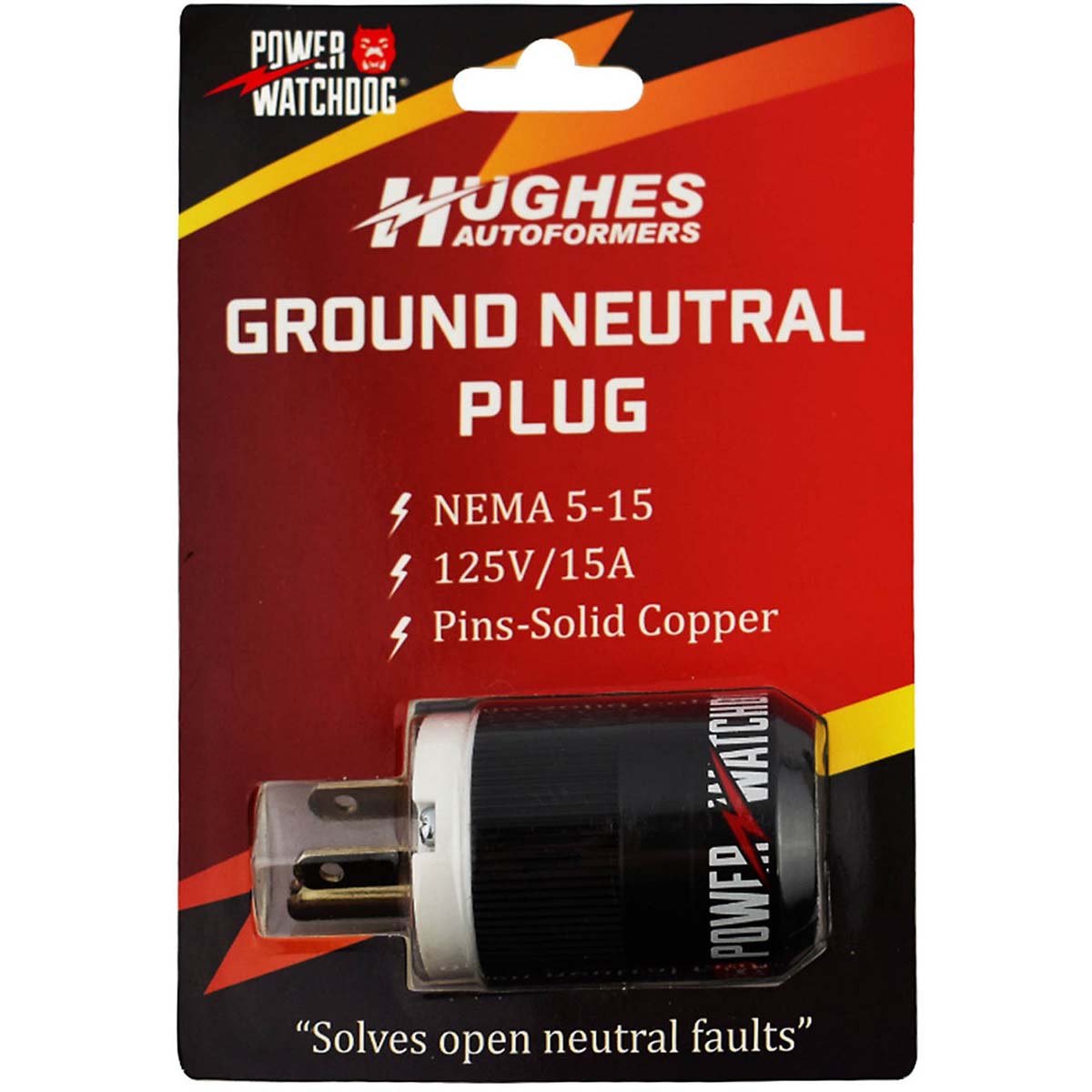Hughes Ground Neutral Bonding Plug For Generators With Floating Neutrals