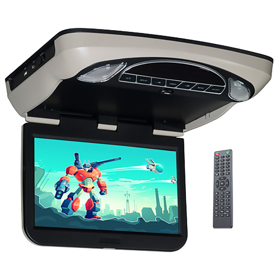 Movies To Go 10.1″ Overhead Monitor With Dvd Player Hdmi Input Ir/fm Transmitters And Color Skins