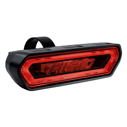 Rigid Chase Rear Facing 5 Mode Led Light Red Halo Black Housing