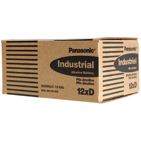 Panasonic Alkaline "d" Cell  12 Piece Box Of Batteries