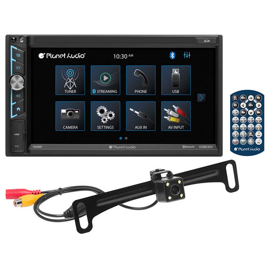 Planet Audio Double Din 6.5" Am/fm/bluetooth With Back Up Camera