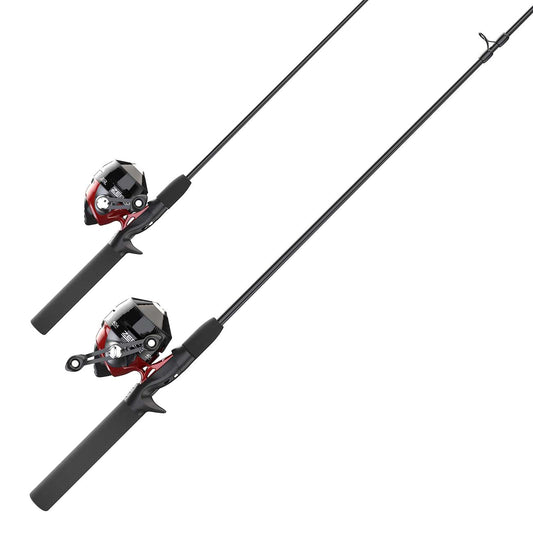 Zebco 202 & 404 Spincast Combo, Right Hand Retrieve (2 Pack)