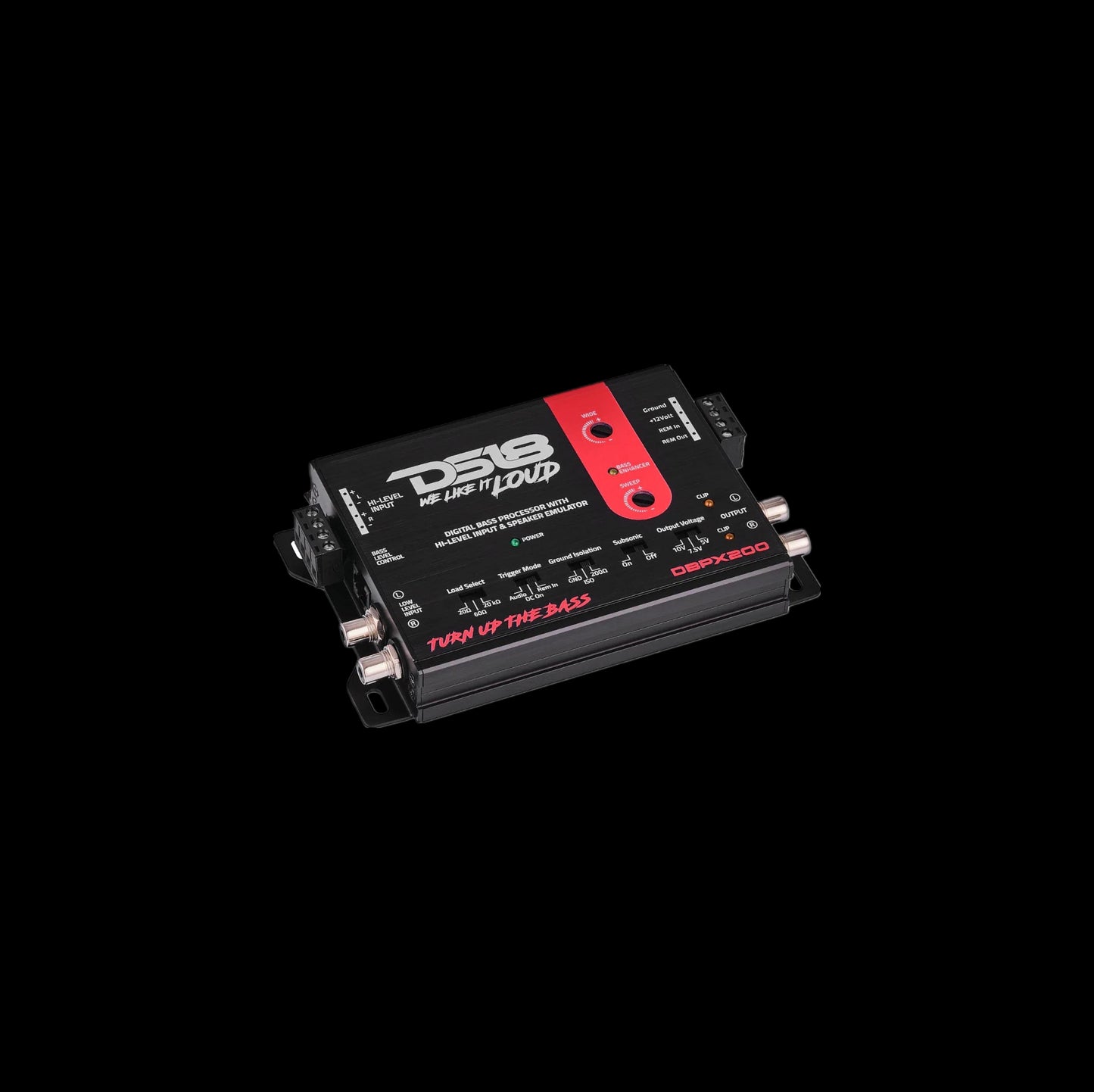 DS18 Digital Bass Processor with Hi to Low Signal Converter & Speaker Emulator
