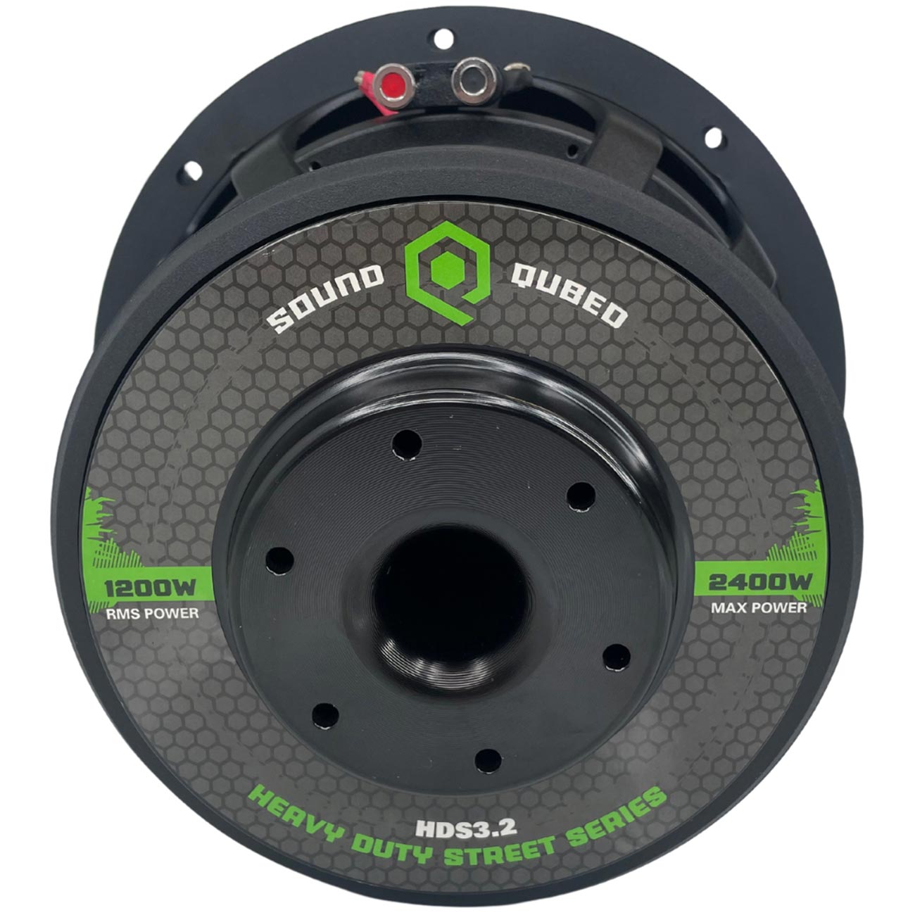 SoundQubed 10″ Woofer, 1200W RMS/2400W Max, Dual 2 Ohm Voice Coils