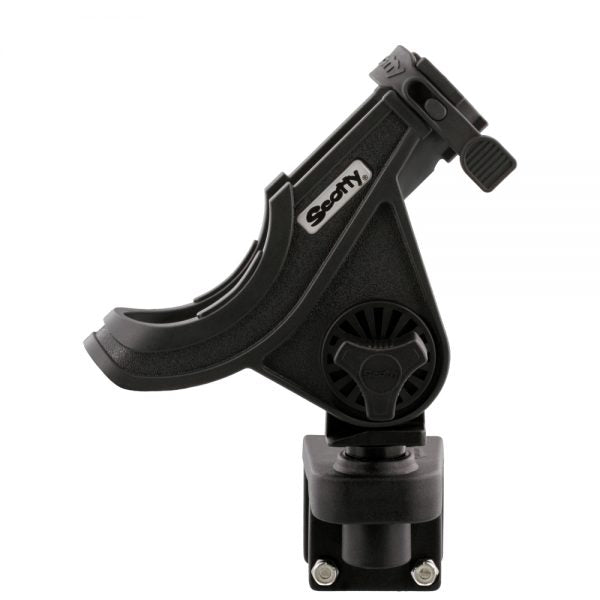 Scotty Baitcaster/spinning Rod Holder With 1- 1/4” Square Rail Mount