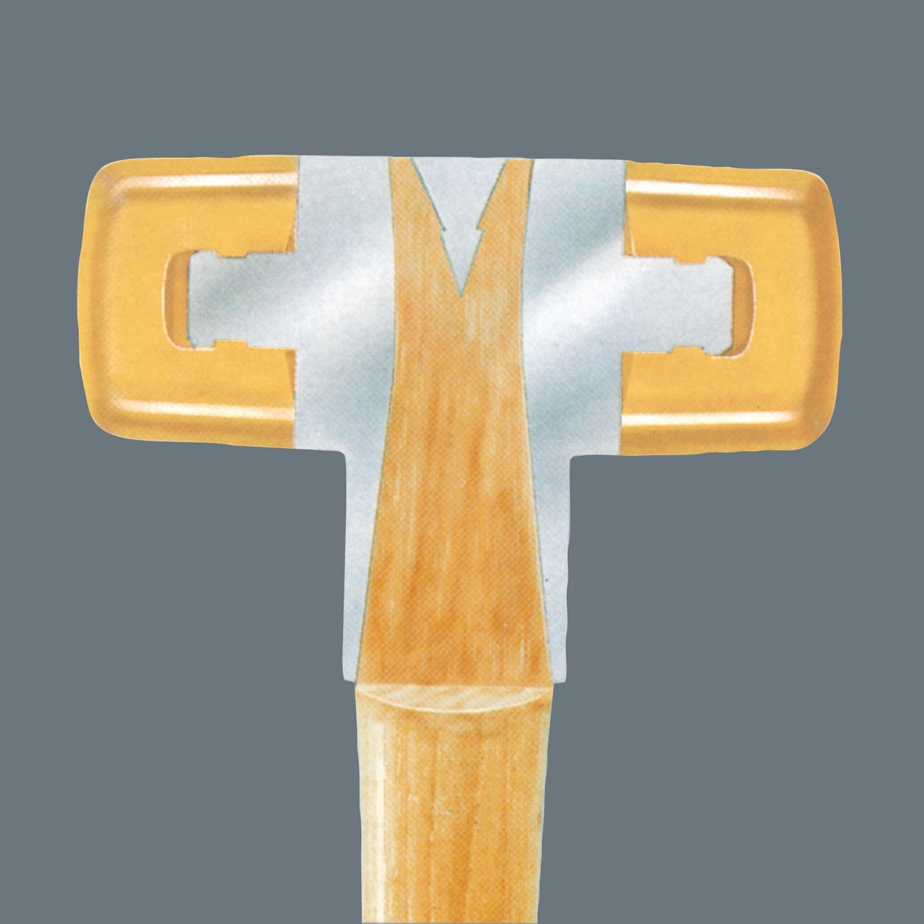 Wera 100 Gr 2/27 Soft-faced Hammer