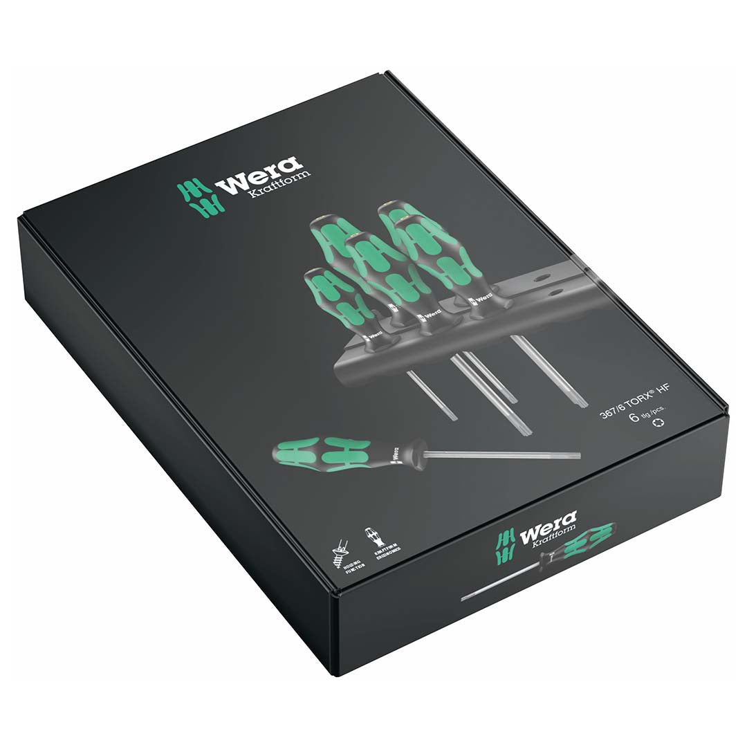 Wera Torx Screwdriver Set With Rack (6-piece Set)