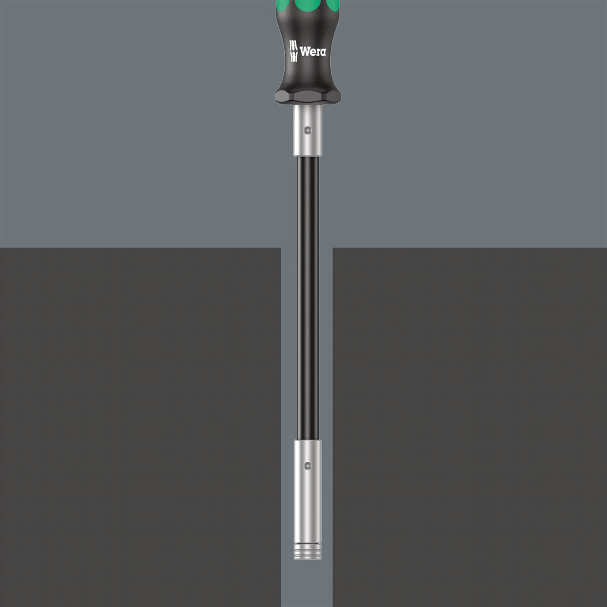 Wera Bitholding Screwdriver Extra Slim With Flexible Shaft - Length 6-7/8"