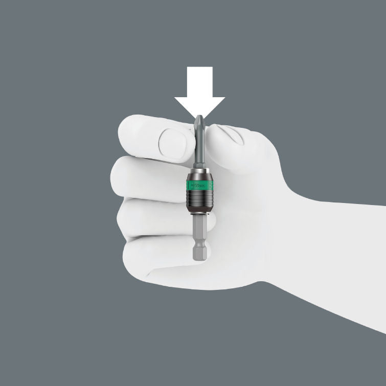 Wera Bitholding Screwdriver Handle With Quick Release Magnetic Bit Holder