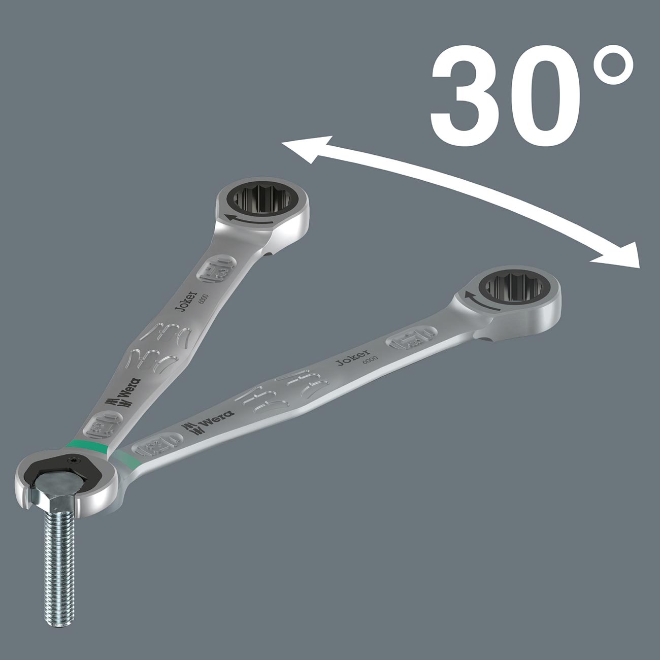 Wera Ratcheting Wrench Head Size 19mm