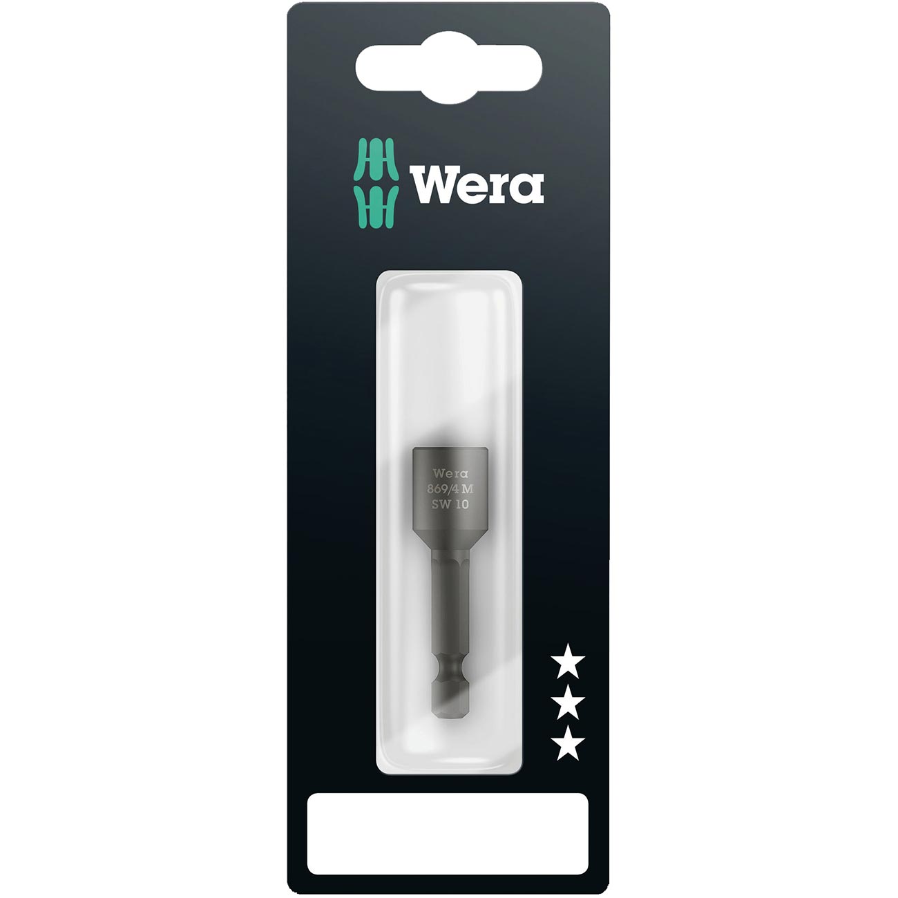 Wera Magnetic Metric Nutsetter 10mm X 50mm