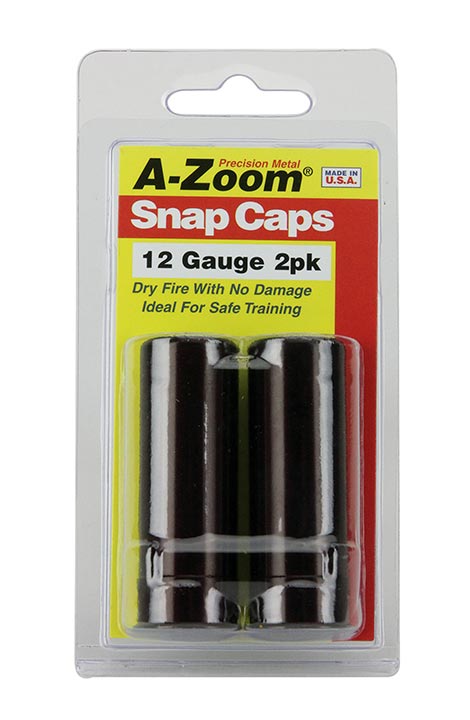 A-zoom 12 Gauge Snap Cap  2pk