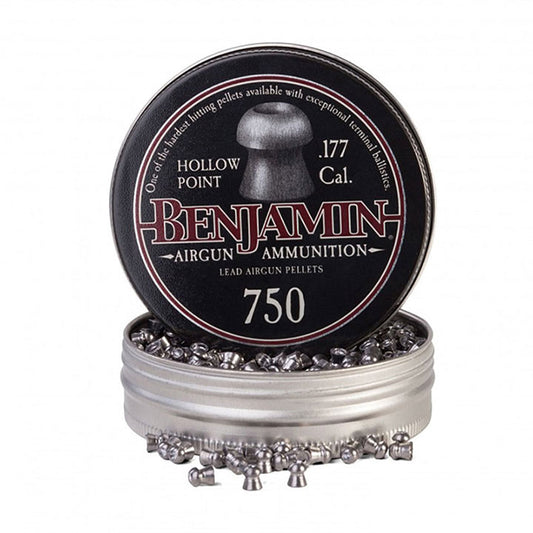 Benjamin .177cal Hollow Point Lead Pellets - 7.9 Grain (750 Count)