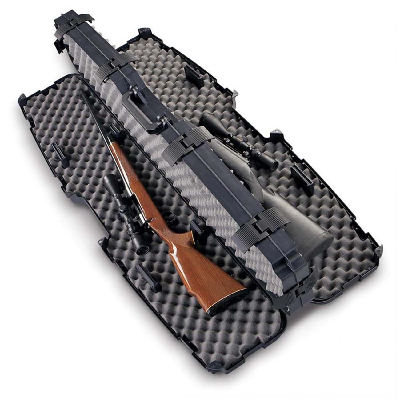 Plano Pro-max® 52" Side-by-side Double Long Gun Case (black)