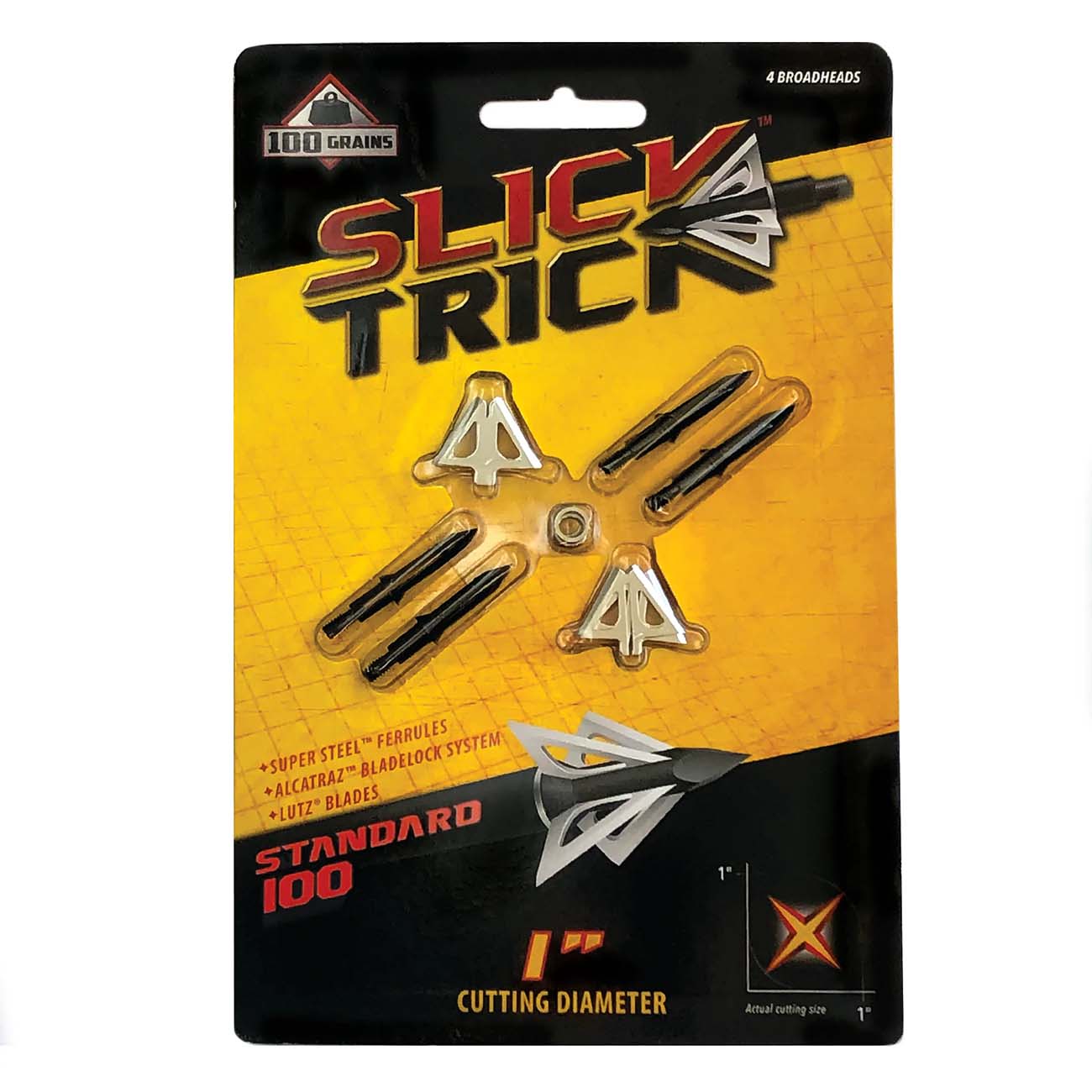 Slick Trick Standard Broadheads - 100 Grain (4-pack)