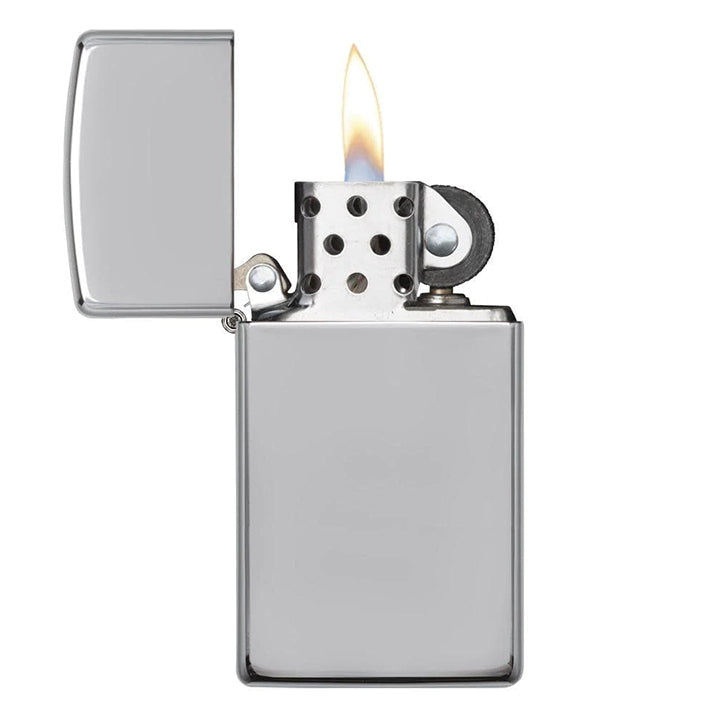 Zippo *1610* Windproof Lighter Slim High Polish Chrome