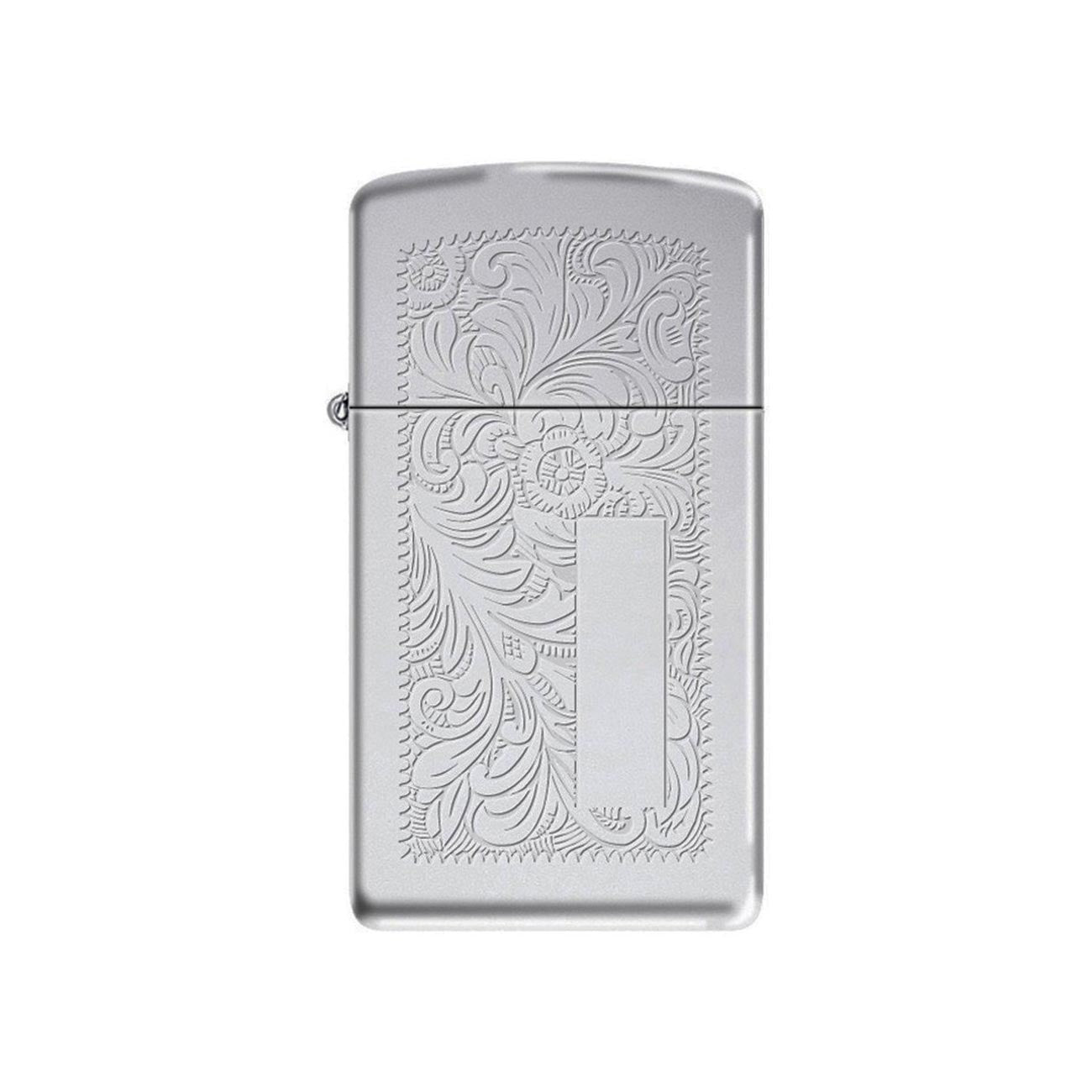 Zippo Windproof Lighter Slim Venetian Venetian Chrome Finish