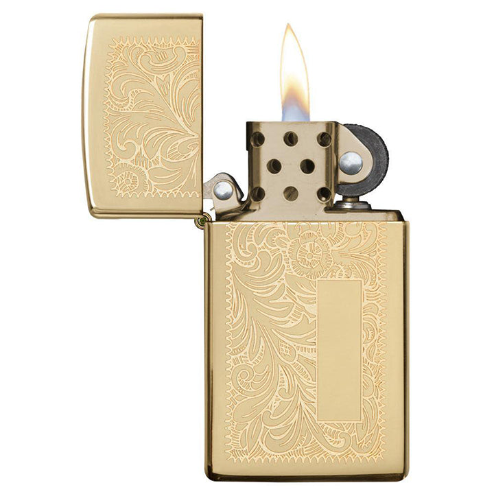 Zippo Slim Brass Venetian