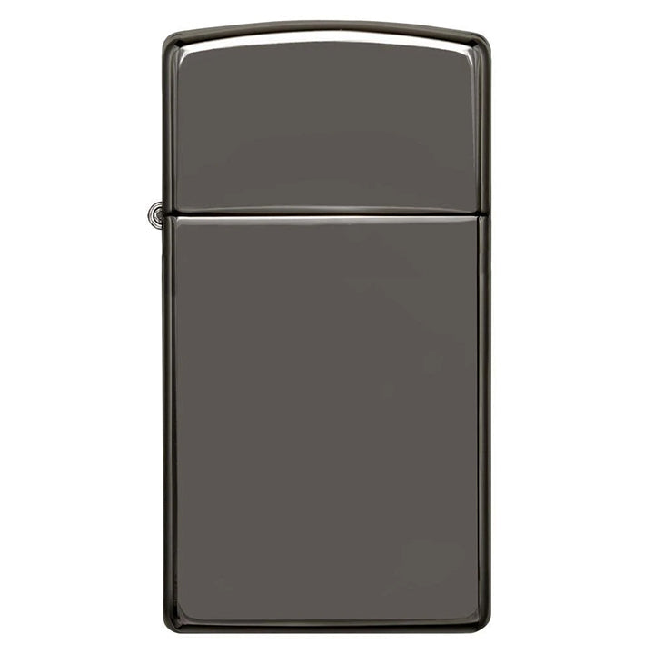 Zippo Windproof Lighter Slim Case Black Ice Finish