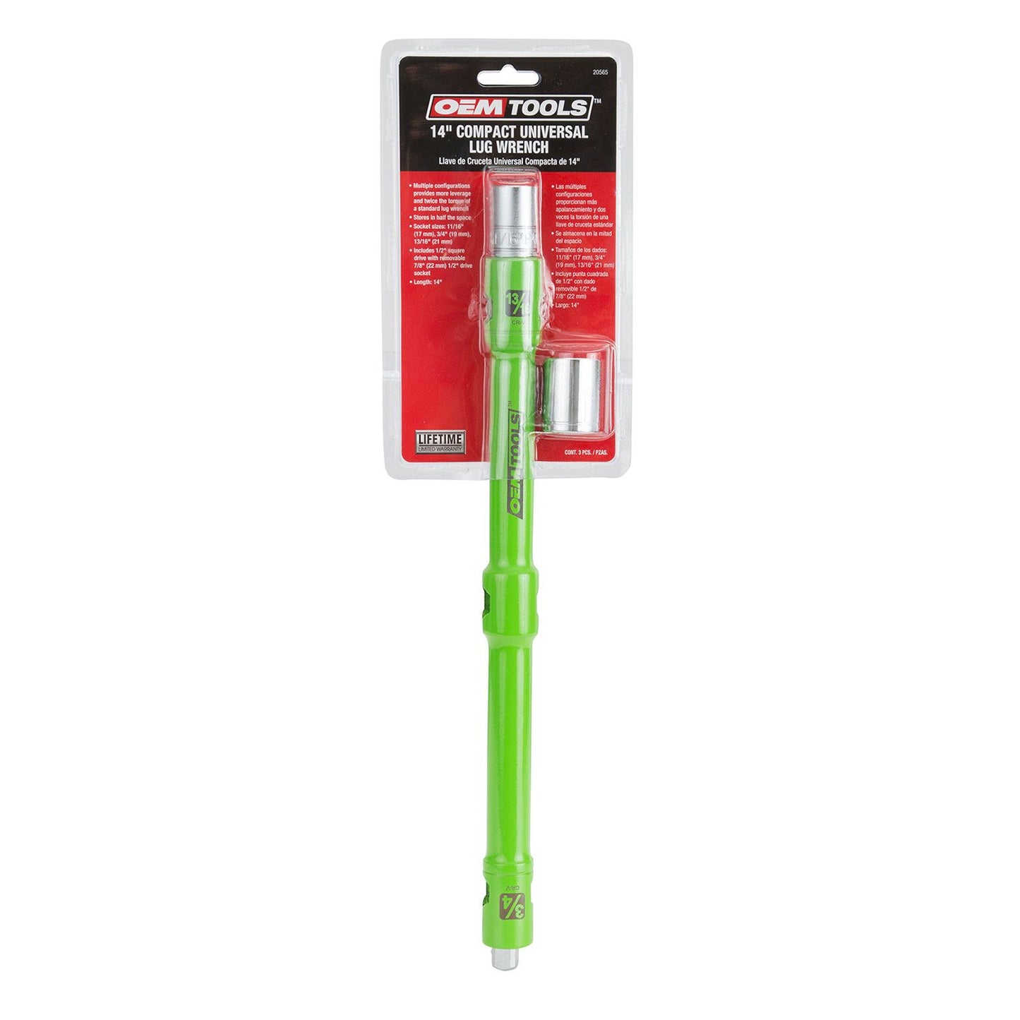Oemtools 20565 Power Cross Compact Lug Nut Wrench