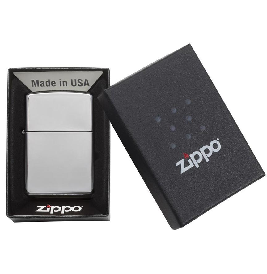 Zippo Windproof Lighter High Polish Chrome