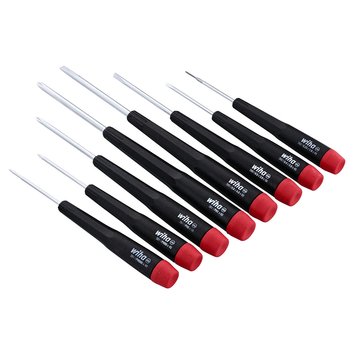 Wiha Precision Slotted And Phillips Screwdriver Set (8 Piece Set)