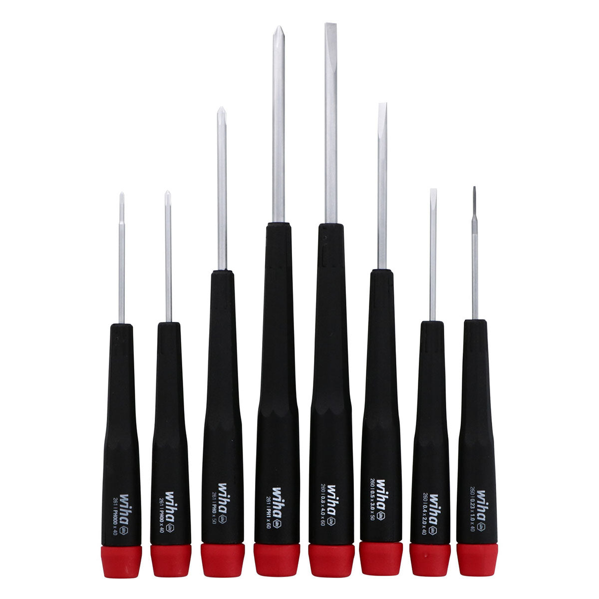 Wiha Precision Slotted And Phillips Screwdriver Set (8 Piece Set)