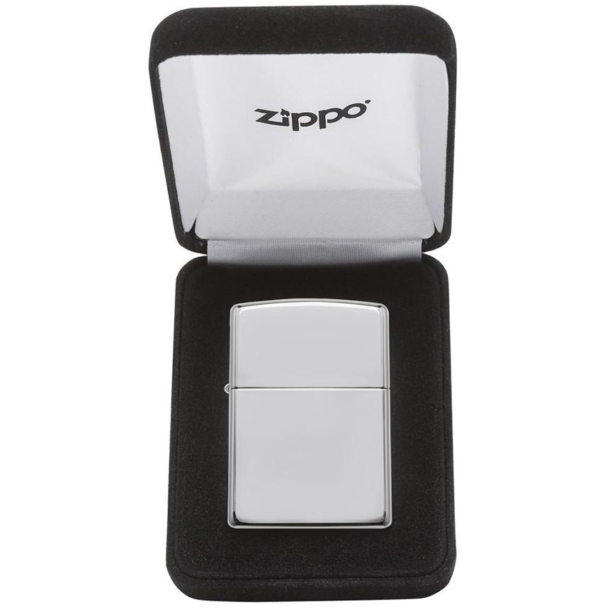 Zippo Windproof Lighter Armor High Polish Sterling Silver
