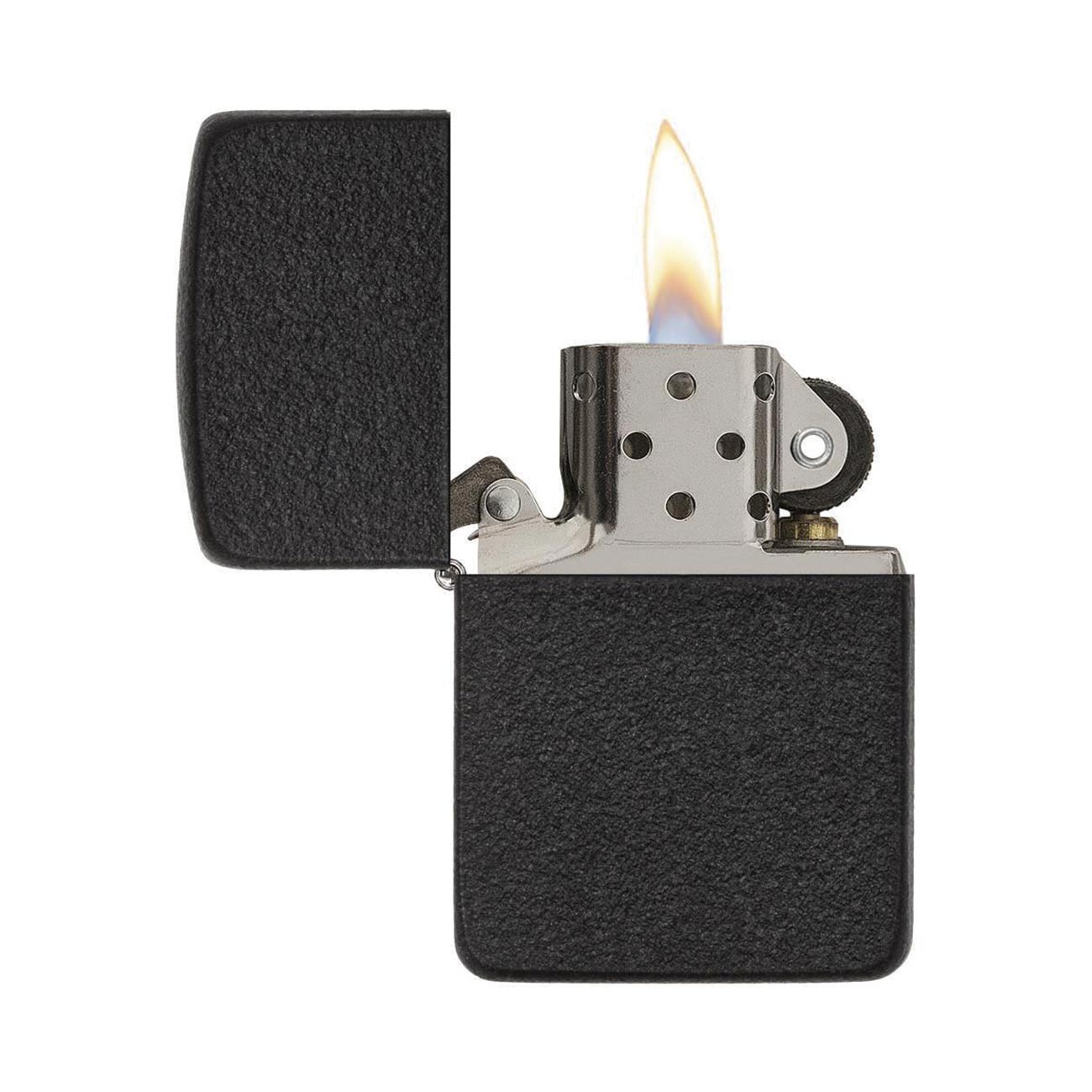 Zippo Windproof Lighter 1941 Replica Black Crackle Finish