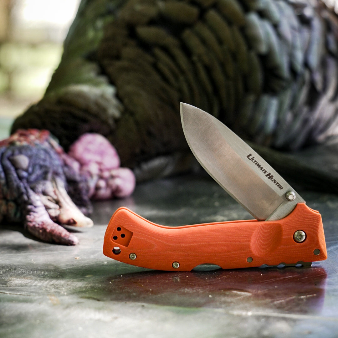 Cold Steel Ultimate Hunter Folding Knife - Orange Handle