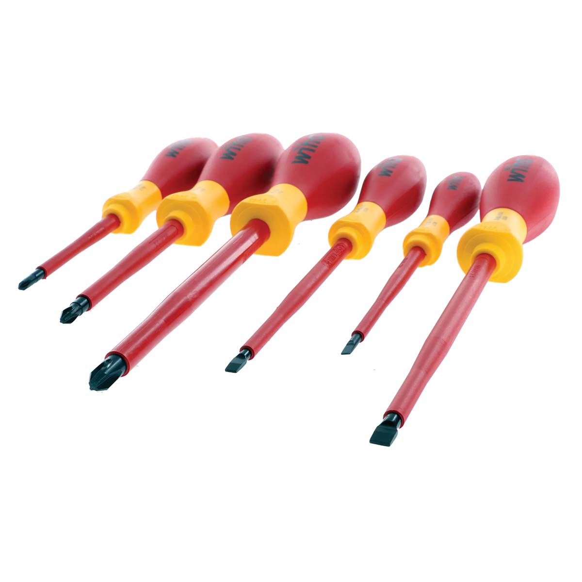 Wiha Insulated Softfinish Slotted And Phillips Screwdriver Set - 6 Piece Set