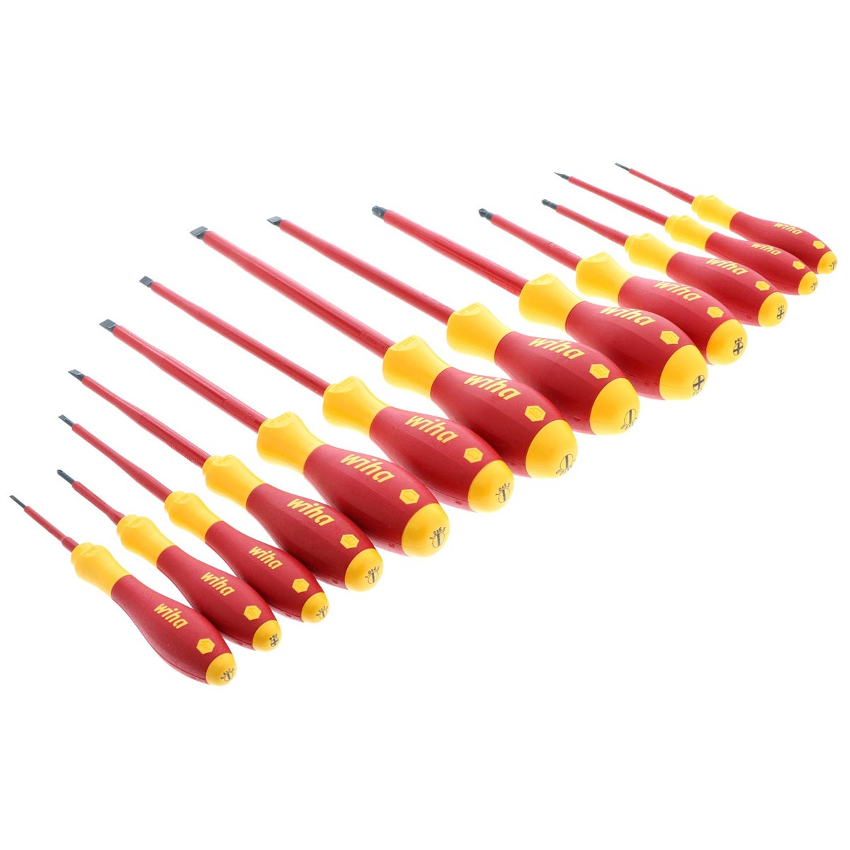 Wiha Insulated Cushioned Grip Slotted/phillips Screwdrivers - 13 Piece Set