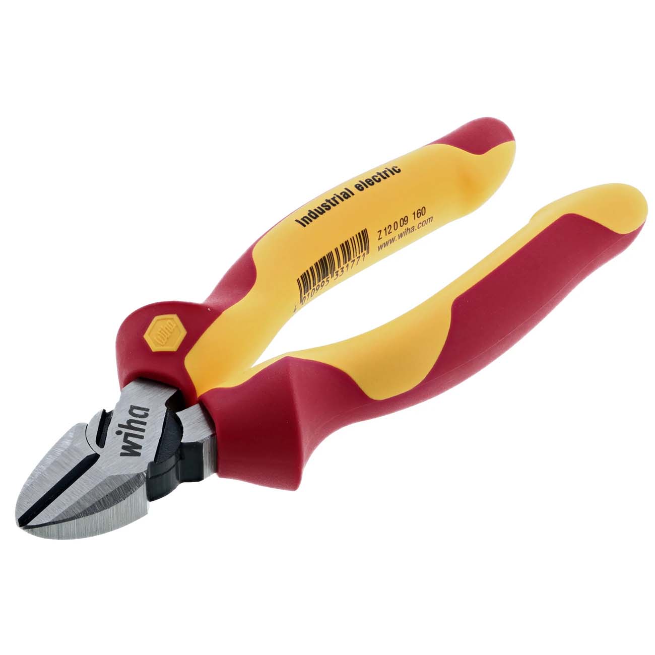 Wiha Insulated Industrial Diagonal Cutters - 6.3" Overall Length