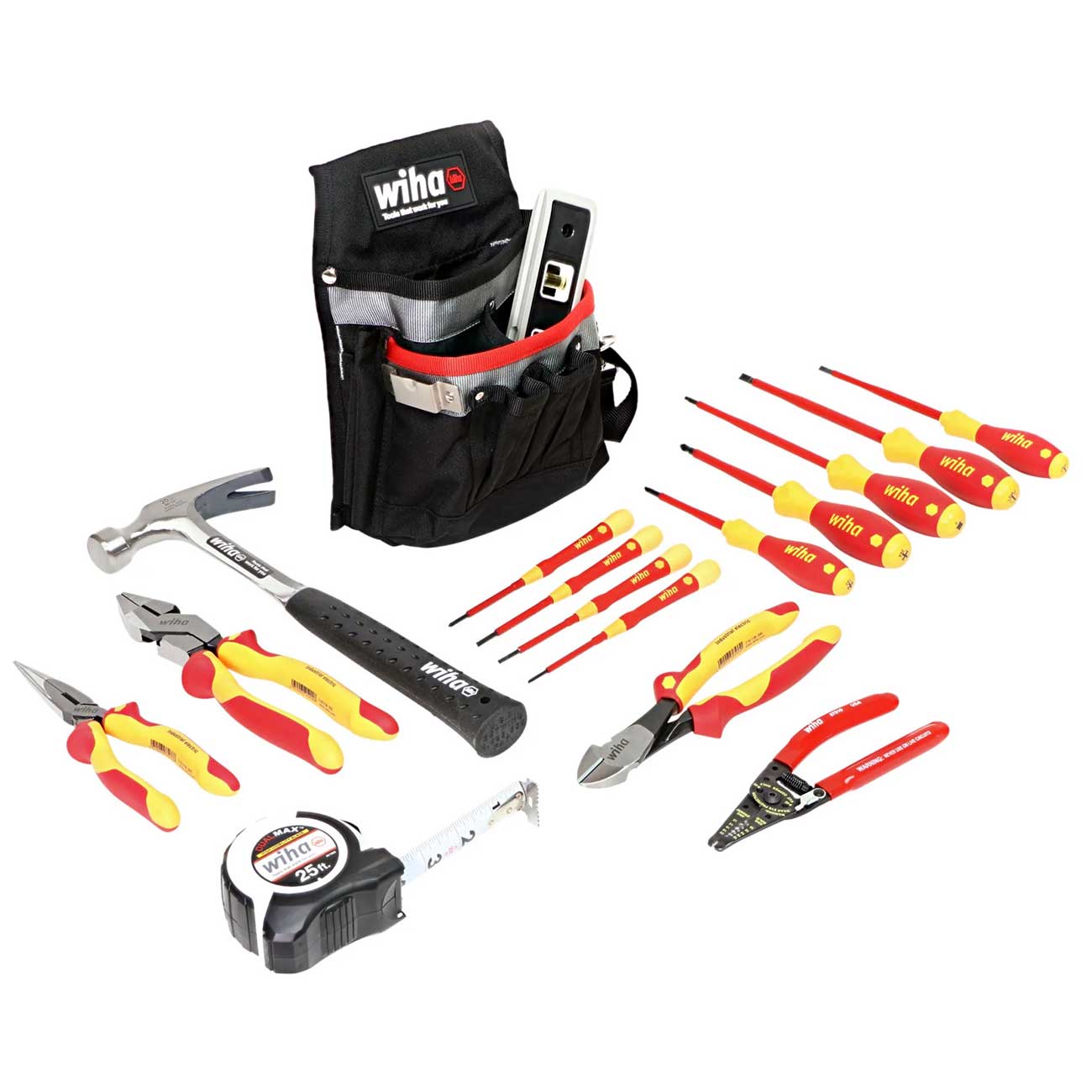 Wiha Insulated Apprentice Electrician's Tool Kit (16 Piece Set)