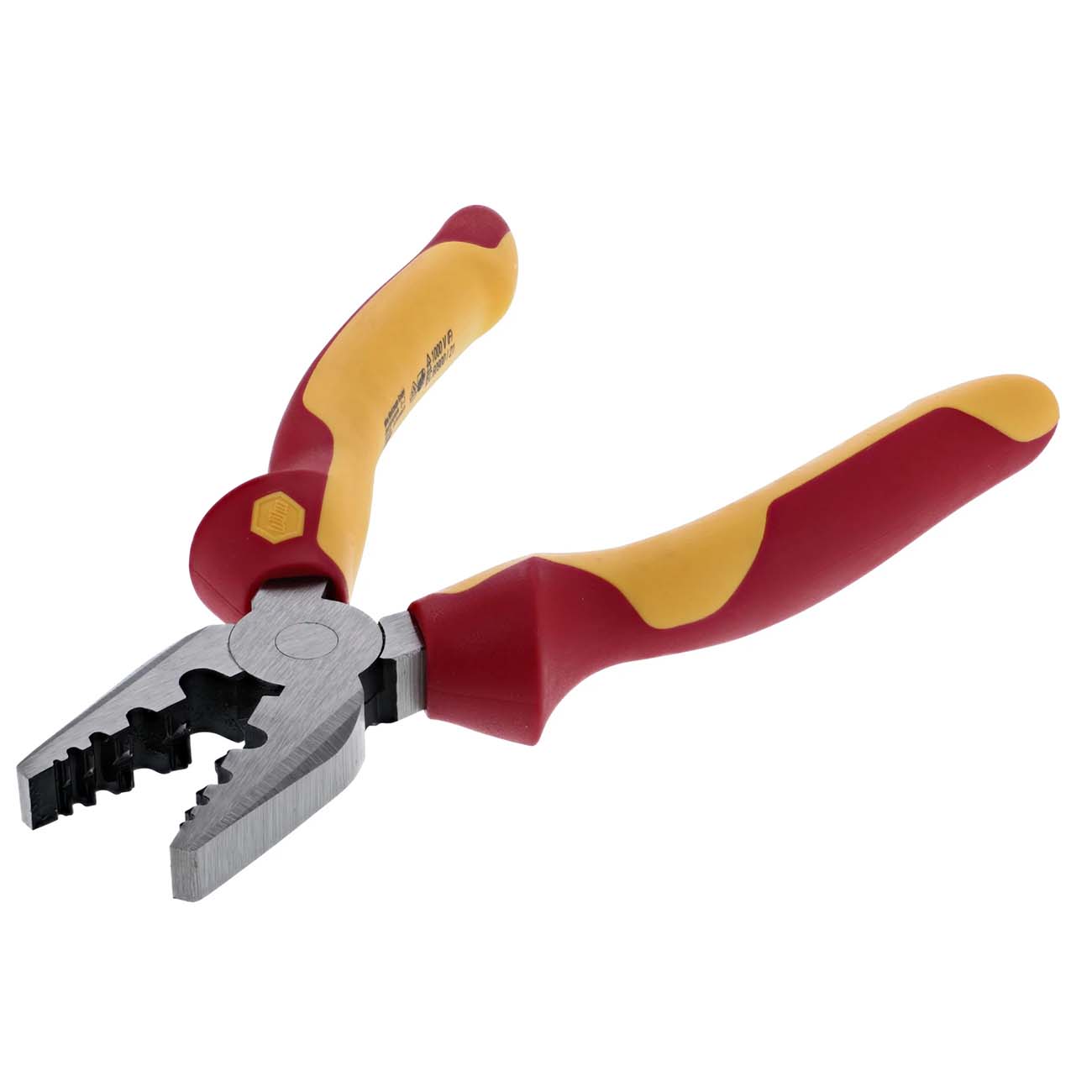 Wiha Insulated Industrial Crimping Pliers - 7" Overall Length