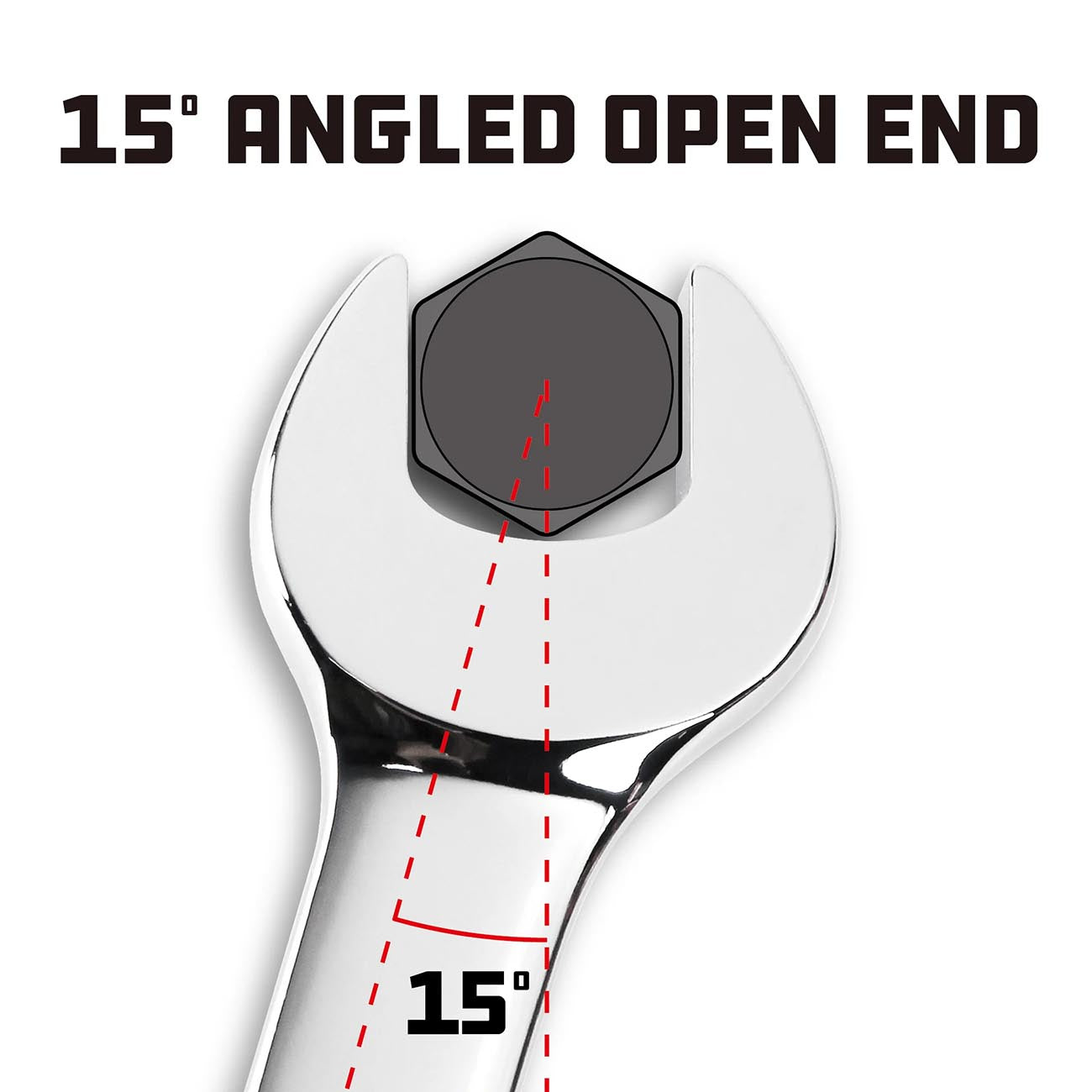 Powerbuilt Metric 11mm Combination Wrench - Fully Polished