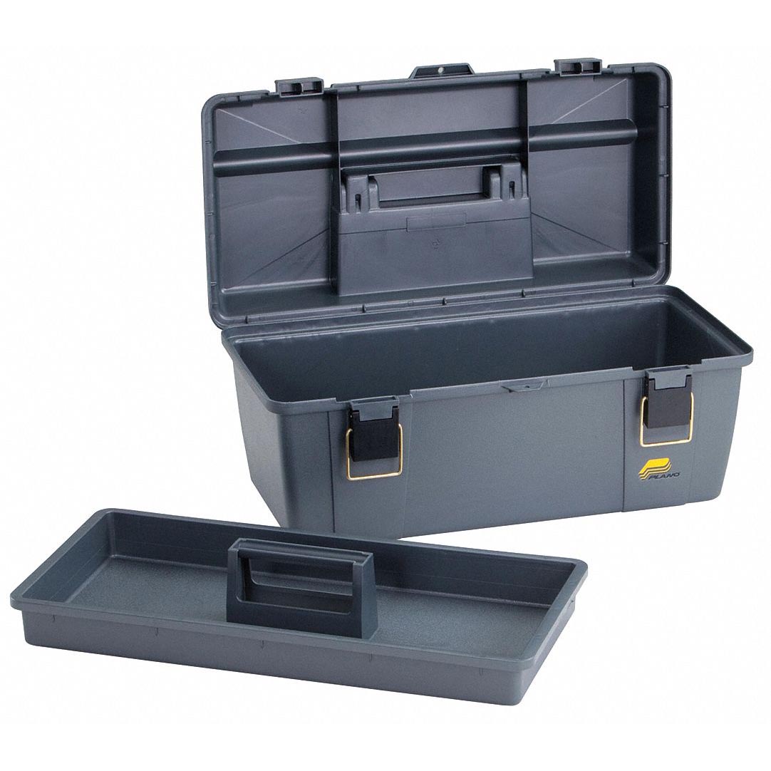 Plano 20" Portable Tool Box With Tray (gray)