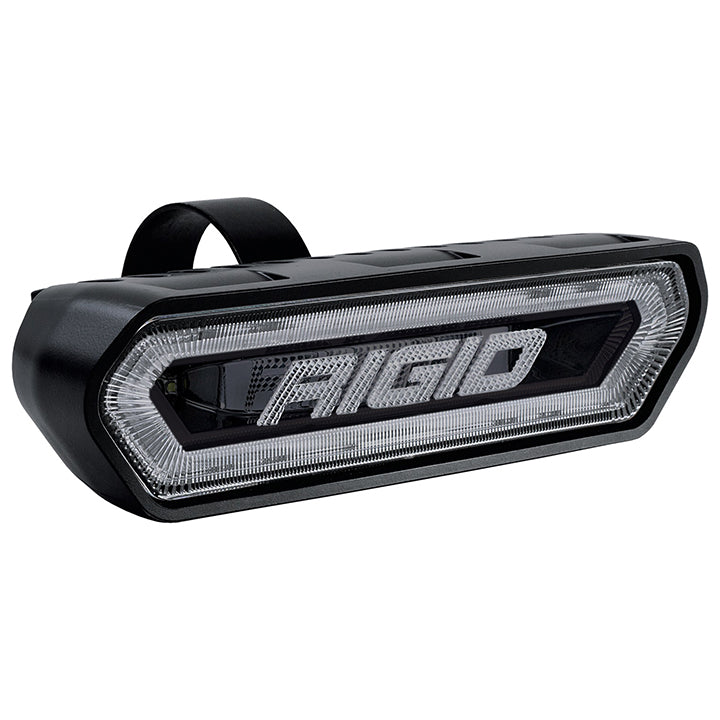 Rigid Chase Rear Facing 5 Mode Led Light Red Halo Black Housing
