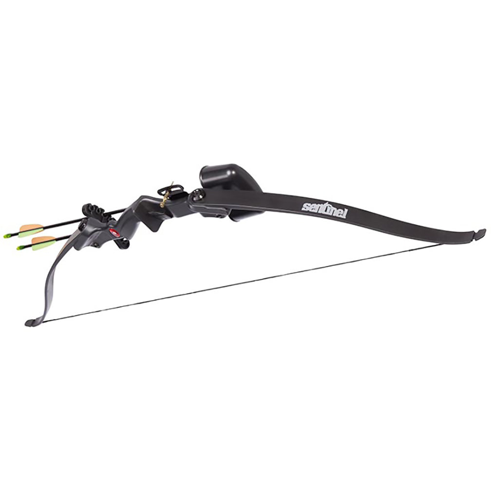 Crosman Sentinel (black)pre-teen Recurve Bow W/2- 26" Arrows Adjustable Pin Sight Arm Guard