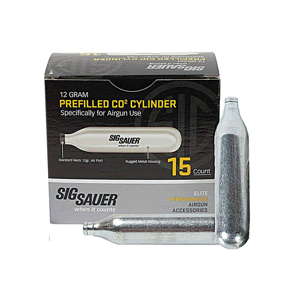 Sig Sauer Co2 Cylinders 12 Gr. - 15 Pack