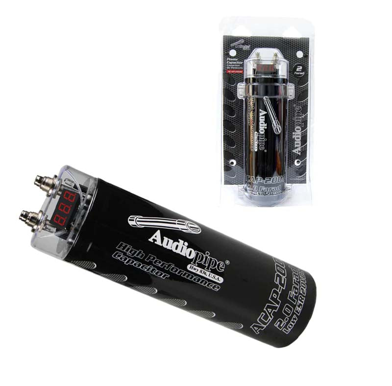 Audiopipe 2.0 Farad Power Capacitor