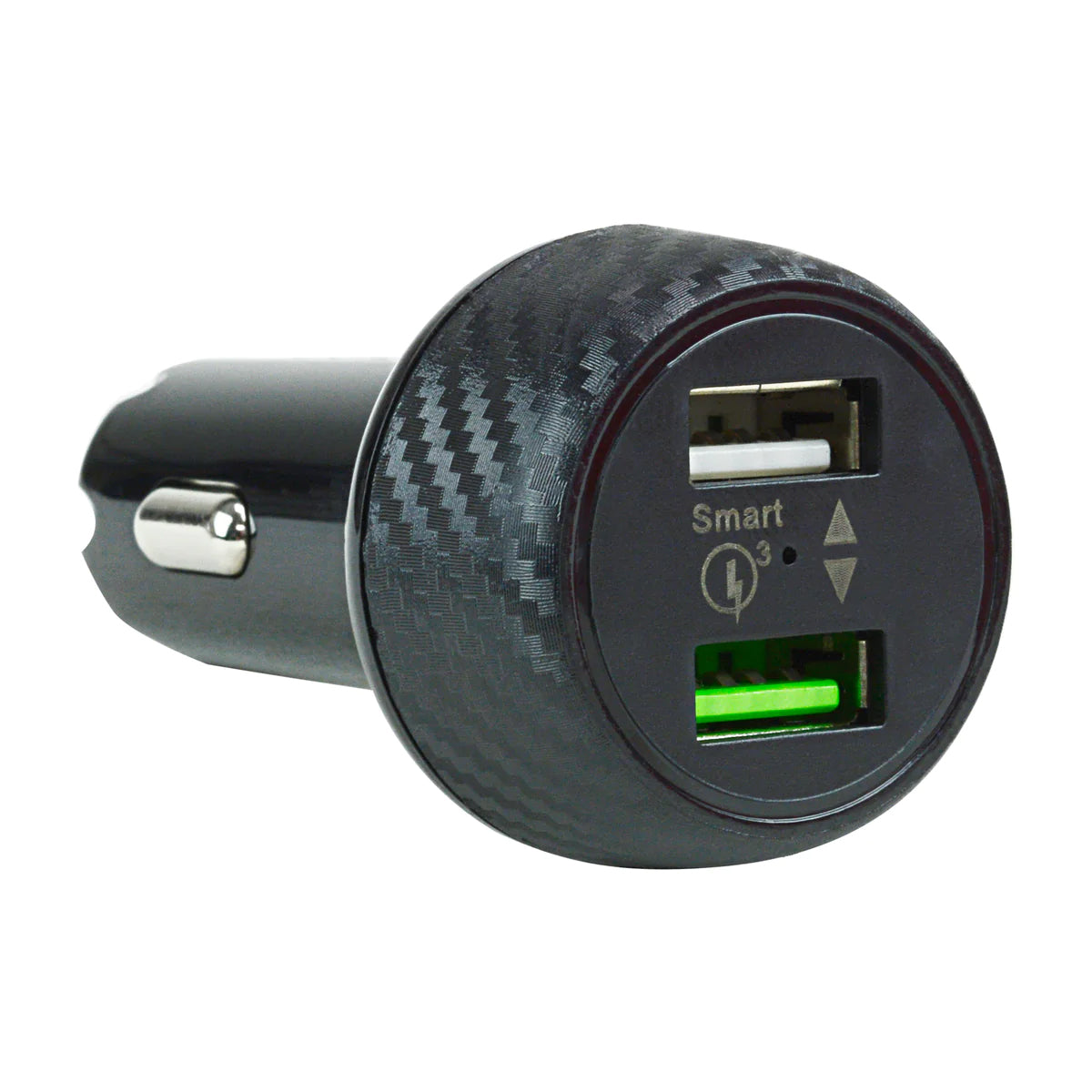 Audiopipe 2.4 Amp Dual Usb Car Charger - Qc3.0 + Usb A