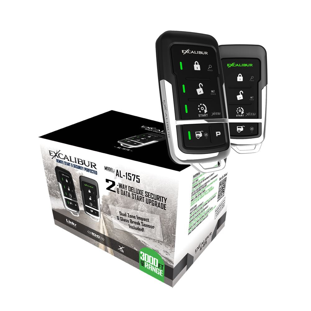 Excalibur 5-button 2-way Security/keyless Entry - Range 3000 Ft Data Start Upgradeable