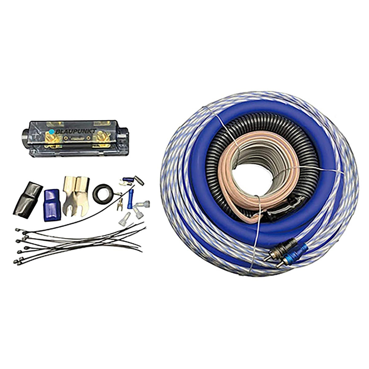 Blaupunkt 0-gauge Complete Amplifier Blue Wire Kit