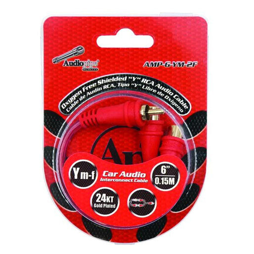 Rca Splitter Audiopipe 1m-2f Clear Installer Series