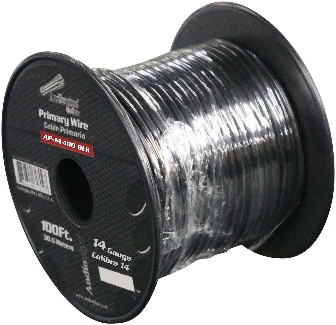 Audiopipe 14 Gauge 100ft Primary Wire Black