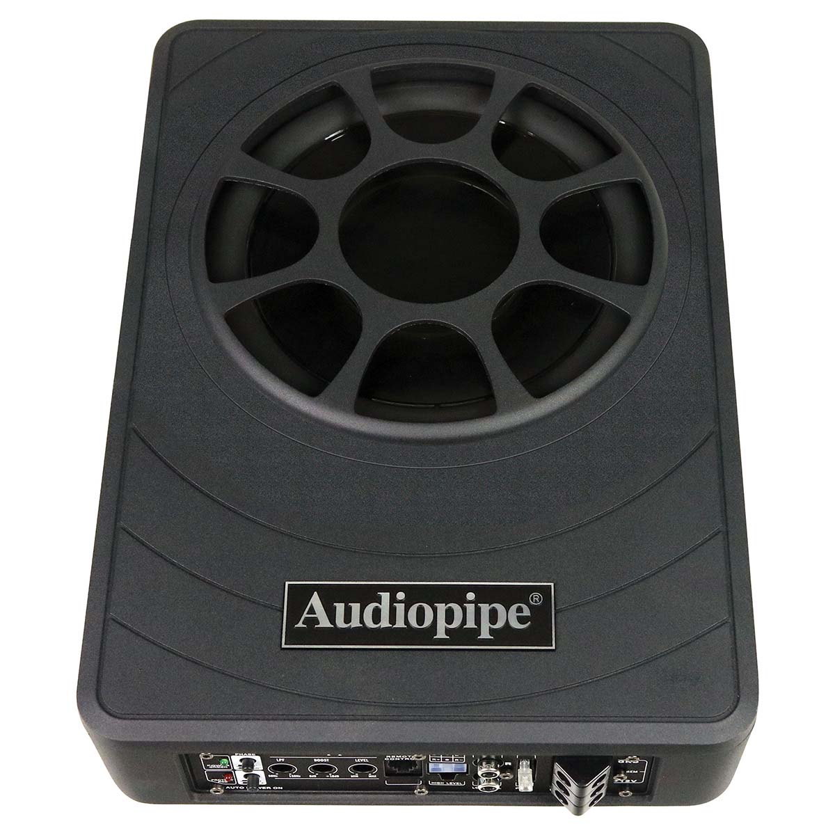 Audiopipe 8" Low Profile Amplfied Subwoofer 350 Watts Max/175 Watts Rms  2 Ohm Mono