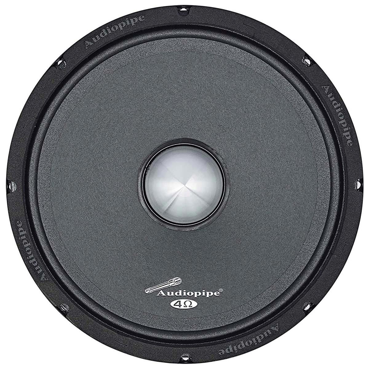 Audiopipe 10" Shallow Low Mid Frequency Speaker 600w Each